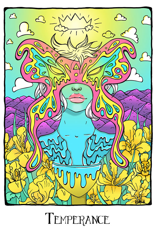 Temperance 11"x17" Tarot Card Print