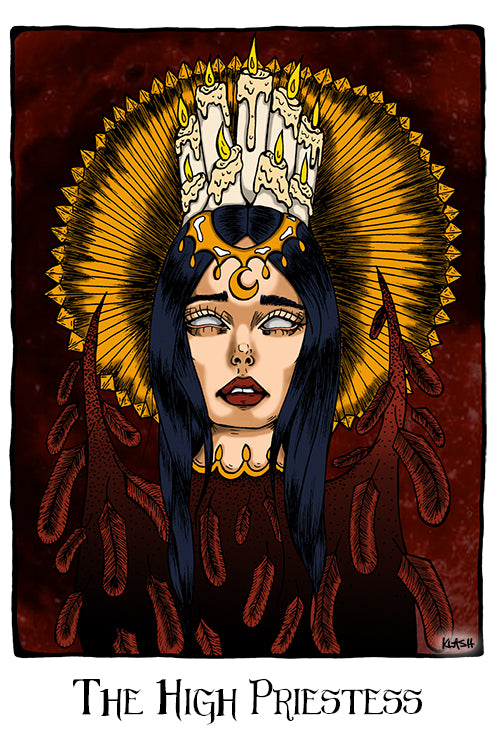 The High Priestess 11"x17" Tarot Card Print