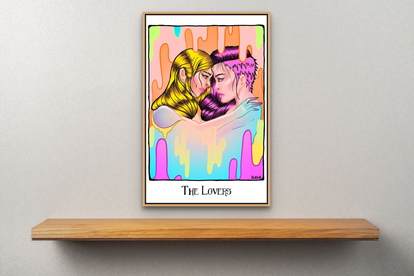 The Lovers 11"x17" Tarot Card Print