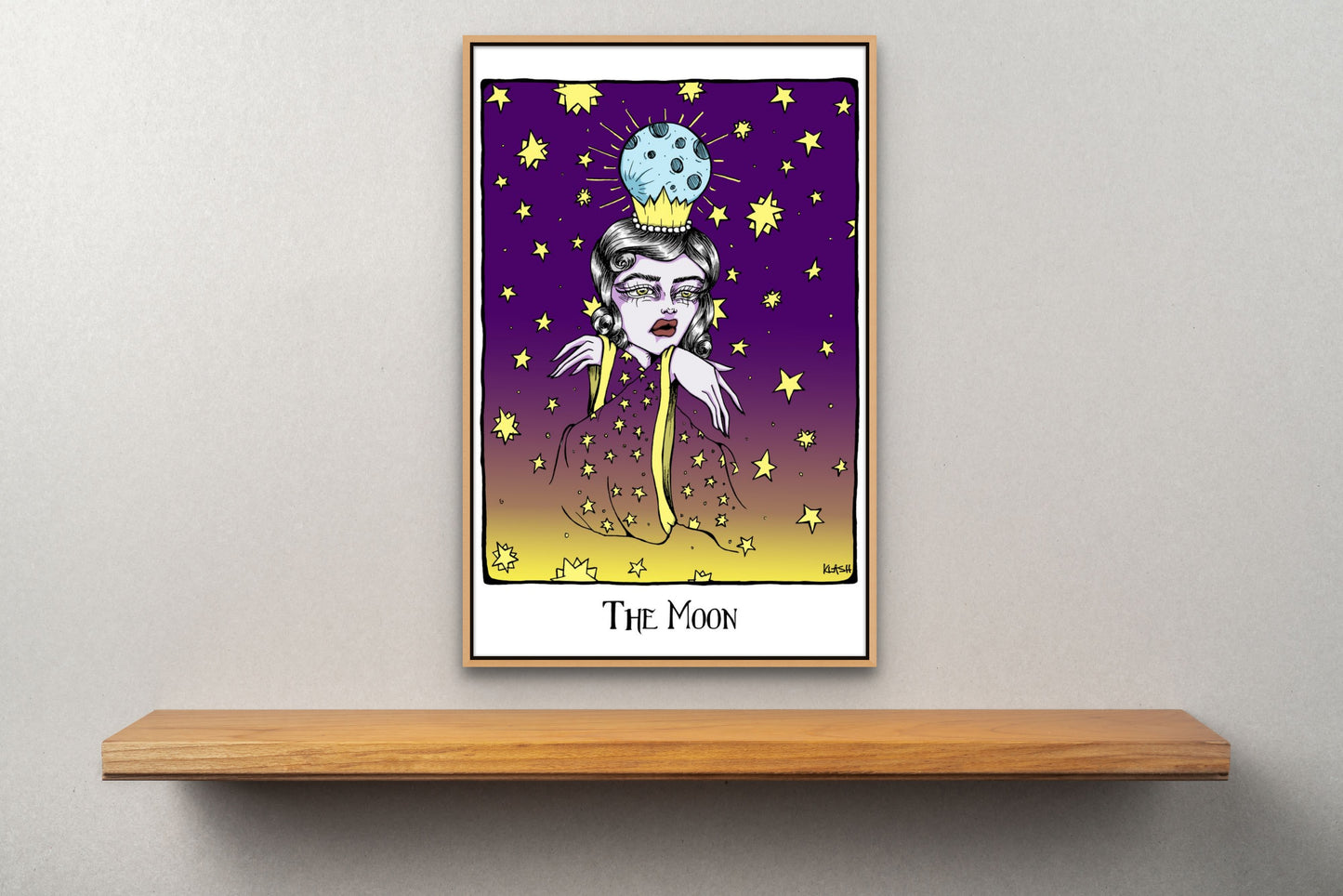 The Moon 11"x17" Tarot Card Print