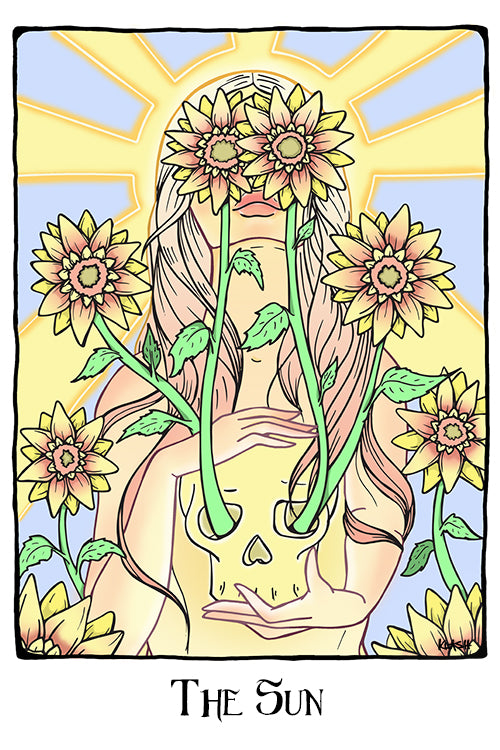 The Sun 11"x17" Tarot Card Print