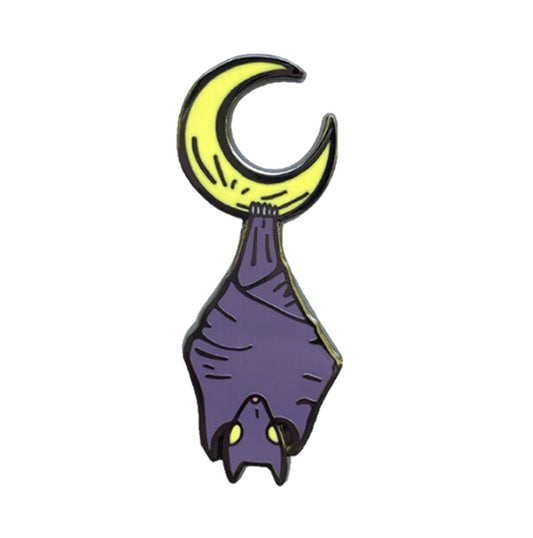 Bat Moon Pin